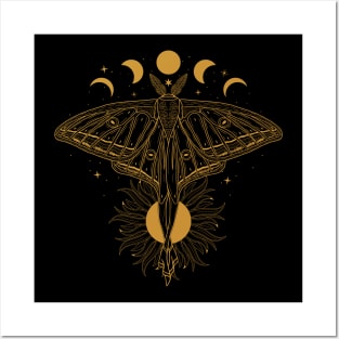 Spanish Luna Moth - Graellsia isabellae Posters and Art